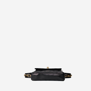 CHANEL MATELASSE WAIST POUCH/ BELT BAG WITH COCO MARK