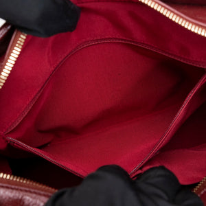 CHANEL LARGE GABRIELLE HOBO BAG TWEED / CALFSKIN RED / MULTICOLOUR HARDWARE