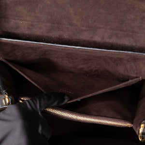 LOUIS VUITTON EMPREINTE TROCADERO SHOULDER BAG  BLACK GHW