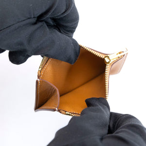 HERMES CONSTANCE SLIM EPSOM GOLD GHW STAMP W