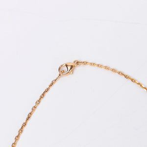 HERMES MINI POP H NECKLACE BLANC GHW