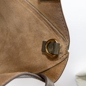 LOEWE MINI PUZZLE FOLD TOTE IN SHINNY CALF SKIN