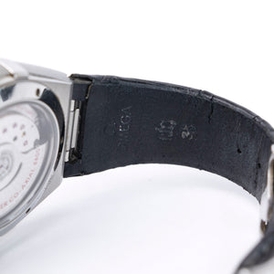 OMEGA CONSTELLATION 39MM , STEEL ON LEATHER STRAP