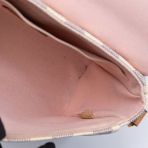 LOUIS VUITTON CROISETTE BAG DAMIER AZUR CANVAS GHW