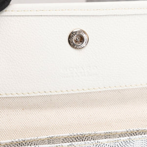 GOYARD BOHEME HOBO BAG WHITE GOYARDINE CANVAS / CALFSKIN SHW
