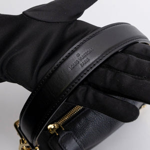 LOUIS VUITTON SIDE TRUNK PM BLACK GRAINED CALFSKIN GHW (MICROCHIP)