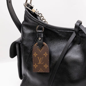 LOUIS VUITTON CARRYALL CARGO VIBE PM BLACK LAMBSKIN LEATHER SHW