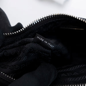 PRADA RE-EDITION 2005 SHOULDER BAG RE-NYLON BLACK SHW