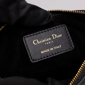 CHRISTIAN DIOR SMALL TOUJOURS TOTE BAG BLACK CALFSKIN LEATHER GHW