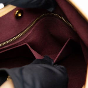 LOUIS VUITTON CARRYALL PM MONOGRAM CANVAS GHW (MICROCHIP)