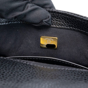 CHANEL 26C MINI FLAP BAG BLACK CAVIAR GHW (MICROCHIP)