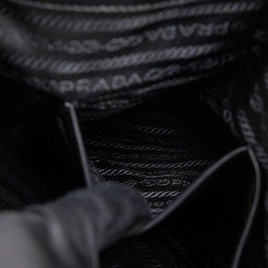 PRADA TESSUTO GAUFRE TOTE BLACK GHW
