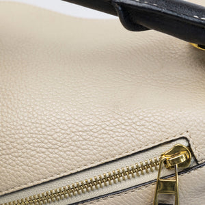 LOEWE MEDIUM PUZZLE BAG CALFSKIN OAT KHAKI GREEN GHW