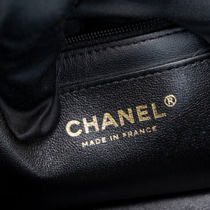 CHANEL CLASSIC FLAP MINI RECTANGULAR TOP HANDLE BAG LAMBSKIN GHW (MICROCHIP)