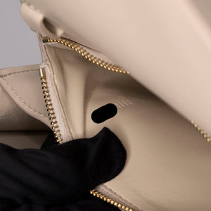 CELINE MEDIUM CLASSIC BOX BAG BEIGE CALFSKIN GHW