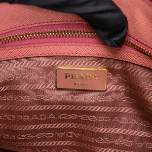 PRADA SAFFIANO SMALL TOTE BAG PINK GHW