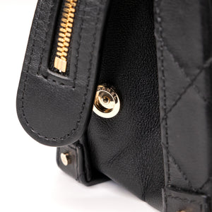 CHANEL 22B SMALL VANITY CASE CALFSKIN BLACK GHW (MICROCHIP)