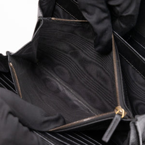 GUCCI GG MARMONT WALLET ON CHAIN BLACK GHW