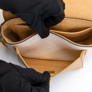 LOUIS VUITTON LOCKME TENDER GRAINED CALFSKIN BEIGE MULTICOLOUR GHW (MICROCHIP)