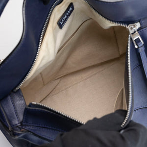 LOEWE MEDIUM PUZZLE BAG NAVY CALFSKIN SHW