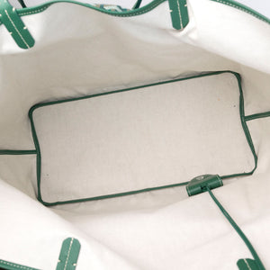 GOYARD SAINT LOUIS PM TOTE BAG GOYARDINE CANVAS GREEN SHW