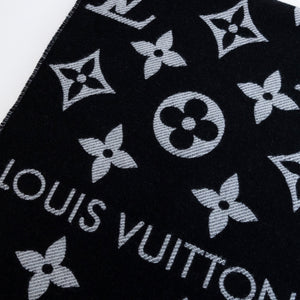 LOUIS VUITTON REYKJAVIK SCARF BLACK & WHITE