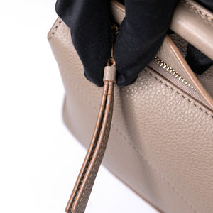 LOEWE MINI PUZZLE BAG SAND CALFSKIN GHW