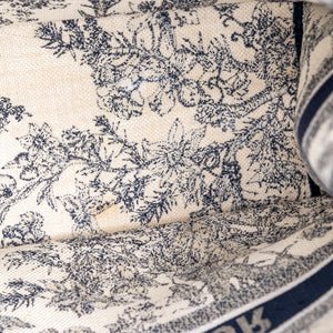 CHRISTIAN DIOR LARGE BOOK TOTE TOILE DE JOUY EMBROIDERY