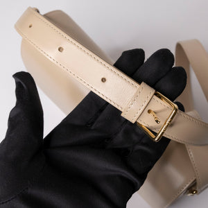 CELINE CLASSIQUE TRIOMPHE BAG SHINY CALFSKIN BEIGE GHW