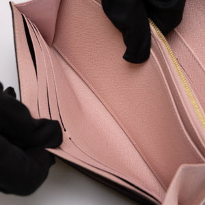 LOUIS VUITTON EMILIE WALLET MONOGRAM ROSE BALLERINE GHW