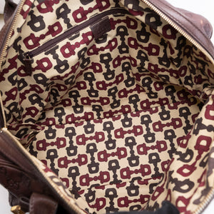 GUCCI GUCCISSIMA LARGE PRINCY TOTE BAG BROWN LEATHER GHW