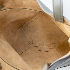 LOEWE MINI PUZZLE FOLD TOTE IN SHINNY CALF SKIN