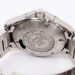 LONGINES HYDROCONQUEST AUTOMATIC WATCH , 41MM , STAINLESS STEEL AND CERAMIC BEZEL, L3.742.4