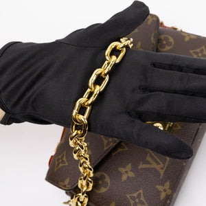 LOUIS VUITTON POCHETTE METIS EAST WEST BROWN / MUTICOLORED MONOGRAM CANVAS