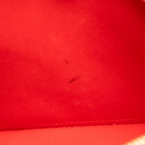 LOUIS VUITTON ALMA BB MONOGRAM PATENT RED GHW