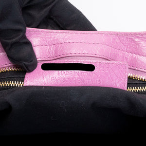 BALENCIAGA MEDIUM CLASSIC CITY CROSSBODY BAG PURPLE GHW