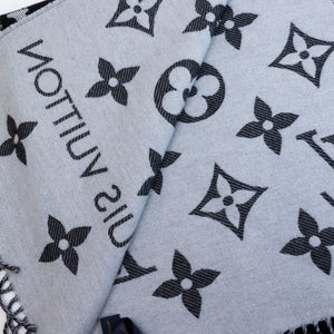 LOUIS VUITTON REYKJAVIK SCARF BLACK & WHITE