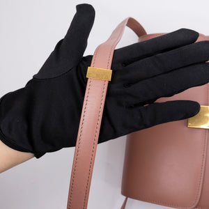 CELINE MEDIUM CLASSIC BOX BAG PINK CALFSKIN LEATHER GHW
