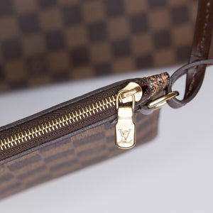 LOUIS VUITTON NEVERFULL MM DAMIER EBENE CANVAS GHW