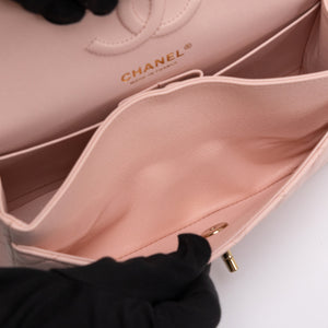 CHANEL CLASSIC DOUBLE FLAP SMALL LGHW (MICROCHIP)