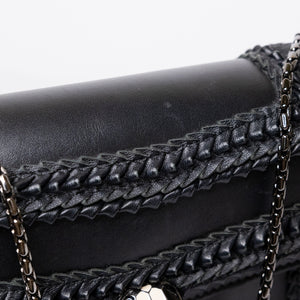 BVLGARI SERPENTI FOREVER SHOULDER BAG BLACK CALFSKIN