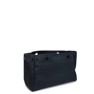 HERMES HERBAG CABAS TOILE CANVAS / VACHE LEATHER SHW