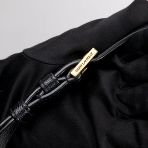 SAINT LAURENT 80'S VANITY BAG BLACK CALFSKIN GHW
