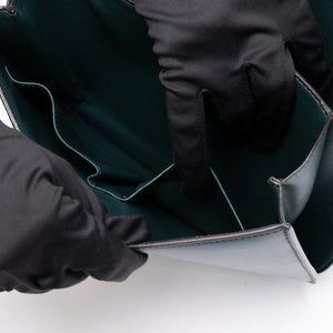 CELINE MEDIUM CLASSIC BOX BAG GOATSKIN AMAZON GREEN GHW