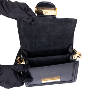 LOUIS VUITTON MINI DAUPHINE BLACK EPI LEATHER GHW