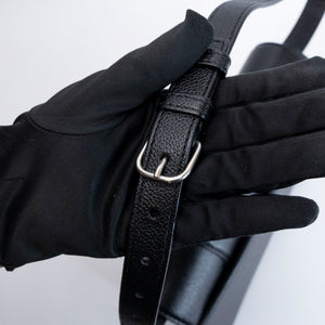 BALENCIAGA DOWNTOWN SHOULDER BAG BLACK CALFSKIN SHW