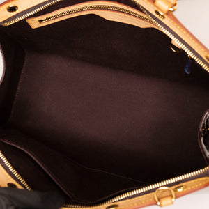 LOUIS VUITTON VERNIS BREA MM BAG MONOGRAM PATENT AMARANTE GHW