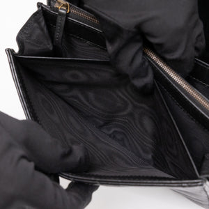 GUCCI GG MARMONT WALLET ON CHAIN BLACK GHW