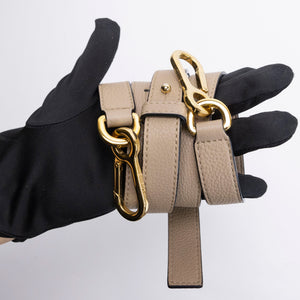 LOEWE SMALL PUZZLE BAG GRAINED CALFSKIN SAND GHW