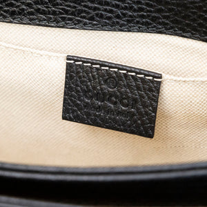 GUCCI BAMBOO 1947 DIONYSUS TOP HANDLE BAG BLACK SHW
